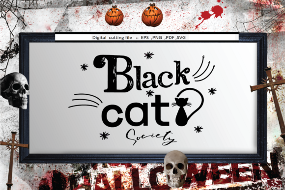Black Cat Society Halloween Embroidery Design Review