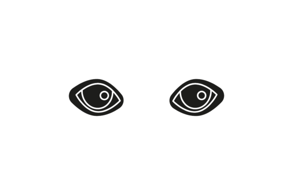 Cat Eye Cute Graphic White Lines Review