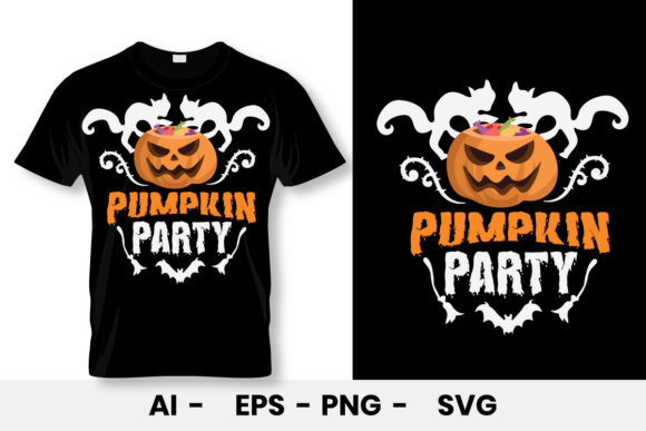 Pumpkin Cat Party Halloween T-shirt Review
