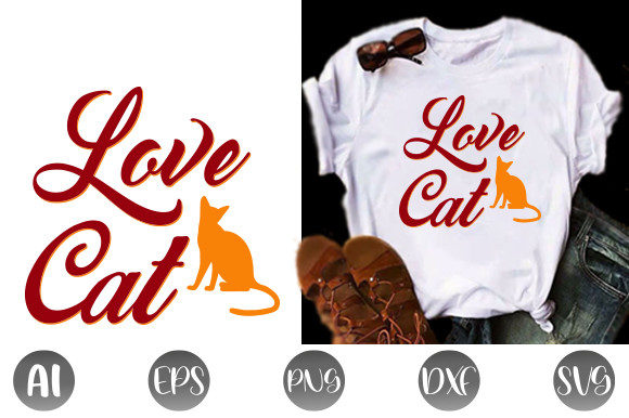 Typographic Cat T-Shirt Design Review