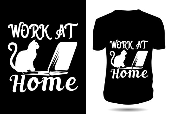 Work at Home Cat Tshirt Design Review
